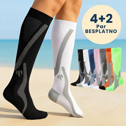 Zenstride® Prozračne kompresijske čarape za stopala i noge bez boli