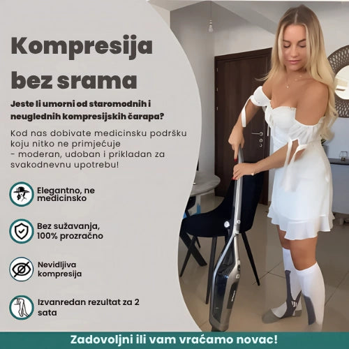 Zenstride® Prozračne kompresijske čarape za stopala i noge bez boli